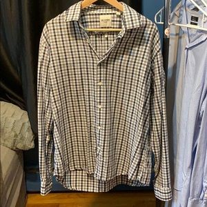 Men's Button Down Plaid Shirt